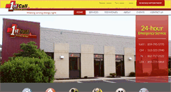 Desktop Screenshot of 1stcalldisasterservices.com